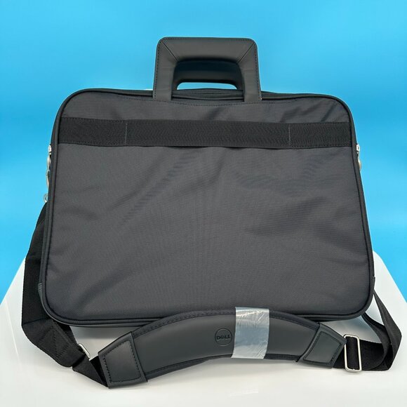 Genuine Dell Black Nylon Notebook Bag with Shoulder Strap-Fits 16" Screen, NWOT - Picture 6 of 13